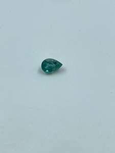 Esmeralda Zambiana Natural de Alta Calidad, Corte Pera, Verde, 5-7mm, 0.80cts, para Joyería - Product Image 6