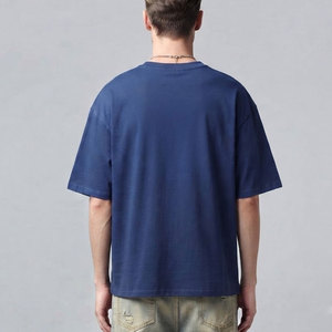 เสื้อยืดทรงบ็อกซี่ผ้าคอตตอนหนานุ่ม สไตล์ลำลอง ใส่สบาย เหมาะกับแฟชั่นสมัยใหม่และใส่ได้ทุกวัน - Product Image 2