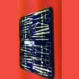 Juego de instrumentos quirúrgicos de acero inoxidable de calidad premium, 34 piezas, para cirugía menor, con estuche, certificado CE ISO, de Tegra - Product Image 3