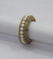 N S Tomar Kerajinan Tangan Cincin Serbet Camping Gaya Bunga Serat Bambu Ramah Lingkungan 4.5cm