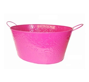 Bac à glace à motif floral pour boissons, idéal pour les événements intérieurs, extérieurs et les fêtes de jardin - Product Image 1