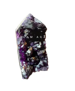 Ametista torre de cluster, fornecedor atacado, ametista pedra ástica mineral espécie para venda, conjunto de cristal de ametista natural