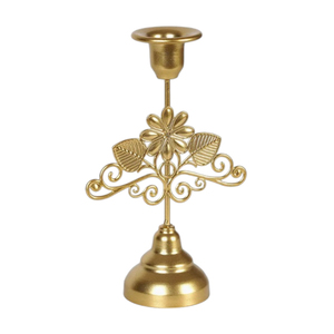 แท่นวางเทียนเหล็กสำหรับตกแต่งโต๊ะคุณภาพสูงดีไซน์หรูหราพร้อมการตกแต่งที่หลากหลายเหมาะสำหรับงานแต่งงานและที่บ้าน - Product Image 1