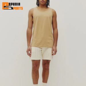 Camiseta Deportiva para Hombre, de Algodón/Poliéster, Secado Rápido, Transpirable, para Verano, Culturismo, Sin Mangas, Informal, Estilo Urbano - Product Image 2