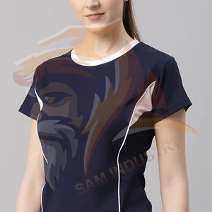 Servicio OEM, Camisetas Personalizadas para Mujer, Camisetas de Alta Calidad para Mujer al por Mayor, Camisetas con Estampado Personalizado para Mujer - Product Image 5