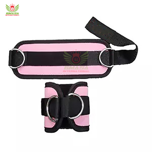 อุปกรณ์ฟิตเนสขายส่งรุ่นใหม่ล่าสุด - สายรัดข้อเท้าแบบ D-ring สำหรับสายเคเบิล เพิ่มความแข็งแรงของขา ฝึกกล้ามเนื้อ ยกน้ำหนัก ออกกำลังกาย - Product Image 3