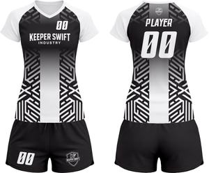 Uniforme de Voleibol SpikeStorm Pro, Kit de Voleibol AeroSpike Elite, ThunderHit Premium, 100% Poliéster, Sublimado, Completo - Product Image 1
