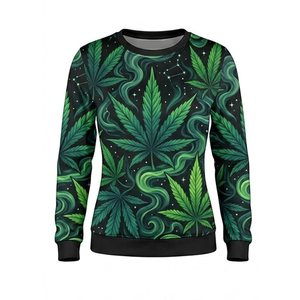 Sudaderas de Invierno Tejidas para Mujer de Primera Calidad, Sublimadas, con Logotipo Personalizado, Color Sólido, Sudadera con Estampado por Sublimación - Product Image 2