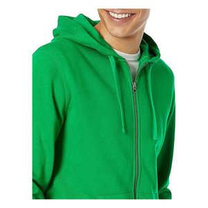 Sweat à capuche zippé vintage en coton, le plus vendu pour l'hiver, avec broderie personnalisée en molleton brossé de haute qualité, unisexe - Product Image 3