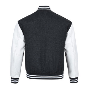 Custom Made Best <b>Men</b> Varsity Jackets Plus Size Breathable 100% Wool Geometric Cartoon Hooded Streetwear New Latest Style Stand - Product Image 2