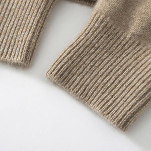 Pull en chenille pour femme, col rond, tricoté, en polyester/coton doux de qualité supérieure, extra long, orné de motifs floraux, élégant, décontracté et confortable - Product Image 3