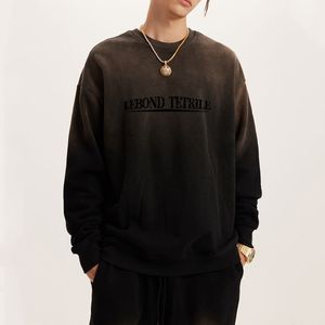 Sudaderas de alta calidad hechas a medida con su propio diseño para hombre, las mejores sudaderas con efecto lavado ácido para uso casual. - Product Image 3