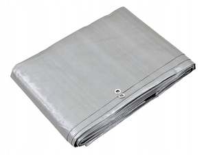 Lona de Polietileno Plateada Impermeable Laminada para Uso en Camiones y Contenedores al Aire Libre - Product Image 4