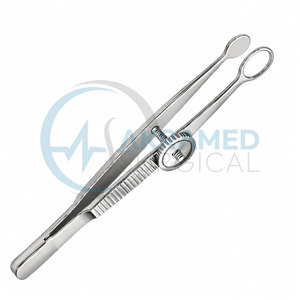 Pinces ophtalmiques vétérinaires Ayer pour chalazion, à plaque ronde, en acier inoxydable, instruments de chirurgie oculaire pour animaux, vente en gros - Product Image 6