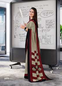 ผ้าเครปพิมพ์ลายดิจิทัลสำหรับชุดส่าหรี - Product Image 6