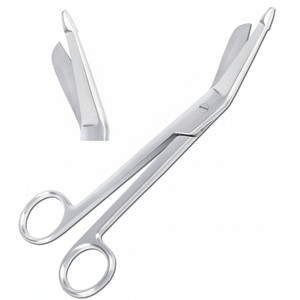 Metal Med 2026 Stainless Steel HS-0426-134 Curved Medical Nursing Scissors Manual First Aid Bandage Lister Surgical - Product Image 4