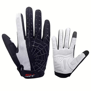 Guantes de Motocross Avanzados con Diseño de Dedos Completos, Protección Flexible para los Nudillos, Cuero Sintético, Protectores de Manos para Carreras - Product Image 1