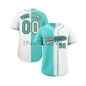 Maillots de baseball et de softball personnalisés, imprimés par transfert thermique, respirants, extensibles dans quatre directions, protection UV, unisexes, 100% coton - Product Image 6