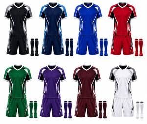 Maillot de football personnalisé pour homme, col en V, manches courtes, imprimé géométrique, polyester respirant, uniformes de football - Product Image 6