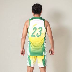 Ensembles de shorts de basketball personnalisés entièrement sublimés, maillots d'équipe, séchage rapide, uniforme de basketball unisexe, grande taille, antibactérien - Product Image 2