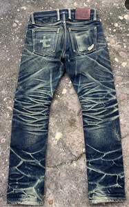 กางเกงยีนส์ทรงตรงแฟชั่นผู้ชาย รุ่นใหม่ปี 2025 ผ้าสเตรชทรงเข้ารูป สวมใส่สบาย เนื้อผ้านุ่ม กางเกงเดนิมสำหรับธุรกิจ เสื้อผ้าแบรนด์ผู้ชาย - Product Image 2