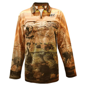 Chemises de pêche pour hommes à boutons, haute qualité, très vendues, design personnalisable, imprimé, manches longues, pour la pêche et la chasse - Product Image 4