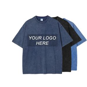 T-shirt court décontracté surdimensionné pour homme, personnalisable, 100% coton lourd (220g), écologique, respirant, anti-plis, grandes tailles - Product Image 1