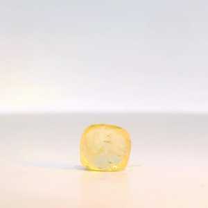 Piedra Preciosa de Zafiro Amarillo Indio Natural, Corte Cuadrado, Certificada por Terceros, Grado Excelente y Raro para Joyería Fina - Product Image 3