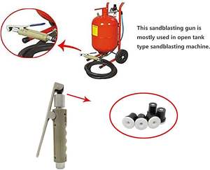 Nuevas boquillas de cerámica y caucho abrasivas de 2/2.5/3/3.5mm de repuesto para pistola de chorro de arena - Product Image 3