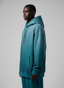 Conjunto de Sudadera con Capucha Personalizada con Pedrería para Hombre, 500 g/m², Estilo Urbano, Lavado Ácido, Talla Grande, OEM, Marca Privada - Product Image 3