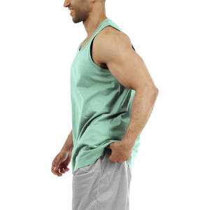 Débardeurs de sport pour hommes, sans manches, pour la musculation, la gym, le bodybuilding, t-shirt musclé, 100% coton, respirant - Product Image 3