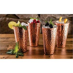 Copper <b>glasses</b> bulk exporter factory manufacturer custom packaging branding ayurvedic drinkware reusable durable supply - Product Image 4