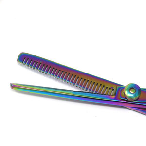 Ensemble de barbier professionnel le plus vendu, ciseaux à cheveux en acier inoxydable, lame affûtée, pour droitiers, manche moyen, coiffure - Product Image 6