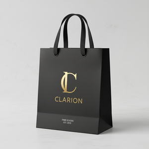 Bolsas de Papel Laminado Brillante Hechas a Mano, Reciclables, Ecológicas y de Lujo Personalizadas con Asas para Empaquetado de Moda y Promoción Minorista - Product Image 4