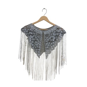 2026 High Quality Embellished Rhinestone Beaded Mesh Breathable Cape <b>Shawl</b> <b>Women</b> Vintage Party Fashion Color Blocking Outdoor - Product Image 1