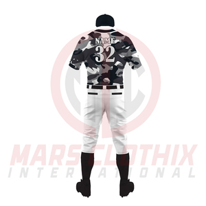 Fully Customized Breathable Baseball Uniform Sets New Reasonable Price Unisex Best Quality Baseball Jersey And Pant Set - Product Image 3