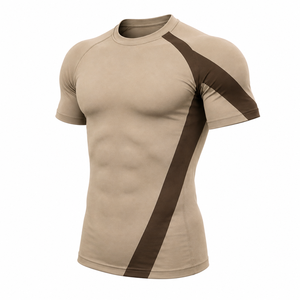 Camiseta de Compresión para Hombre al por Mayor, Ropa Deportiva Profesional para Gimnasio y Running, Camiseta de Compresión con Logotipo Personalizado Disponible - Product Image 3