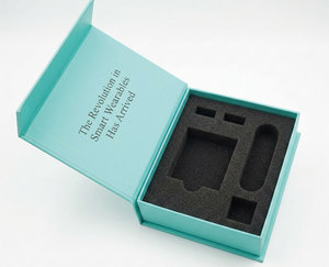 Recyclable Custom Logo Grey Board Varnished Magnetic Gift <b>Box</b> with Sponge Lining for Candle & Wallet Luxury Packaging - Product Image 4