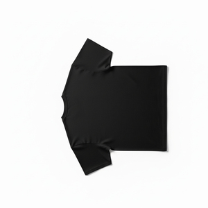 เสื้อยืดทรงบ็อกซี่หรูหราสำหรับผู้ชาย ผ้าคอตตอนหนานุ่ม ทรงหลวมไหล่ตก สไตล์สตรีทแวร์ ปักลายป้ายแบบกำหนดเอง เสื้อโอเวอร์ไซส์เรียบง่าย - Product Image 4