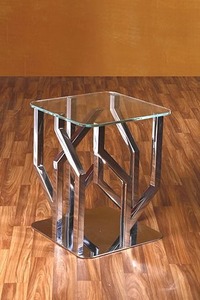 Home Furniture Contemporary Gold Metal Geometric Frame Side <b>Table</b> <b>Marble</b> Top <b>Bedside</b> Nightstand Modern Luxury <b>Marble</b> Top End - Product Image 3