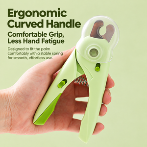 Pet Nail Clipper with LED <b>Light</b> Built-in Nail File Splash Guard Professional <b>Dog</b> Cat Nail Trimmer Grooming Tool - Product Image 2