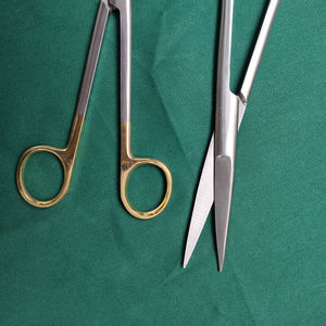 Tijeras Quirúrgicas Curvas Metzenbaum de Acero Inoxidable de Calidad, Juego de Instrumentos Manuales para Uso Hospitalario, Herramientas de Operación para Escuelas de Medicina, CE - Product Image 3