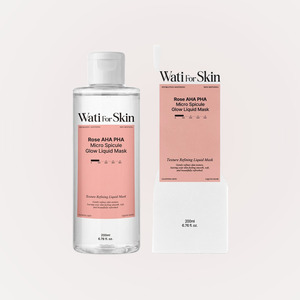Otros productos para el cuidado de la piel, K-Beauty coreano, mascarilla líquida iluminadora con microspículas de rosa AHA PHA, hecho en Corea, 200 ml - Product Image 4