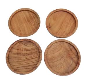 Posavasos de madera clásicos de lujo, alfombrillas para vajilla, almohadillas antideslizantes, ecológicas, duraderas, para uso doméstico - Product Image 4