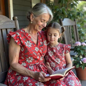 Robe portefeuille tissée naturelle à manches flottantes pour femmes avec un design élégant et lavable en machine. - Product Image 1