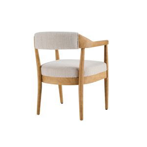 Modern Teak Wood <b>Dining</b> Table Set Upholstered <b>Chair</b> Minimalist <b>Dining</b> Furniture Luxury Wooden <b>Dining</b> Set - Product Image 3