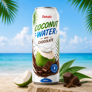 Boisson à la noix de coco avec logo personnalisé du fabricant vietnamien, 100% NFC, sans sucre, canette en aluminium de 500 ml - Product Image 4