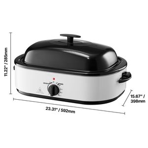 Forno Elettrico Multifunzione da 18QT con Temperatura Regolabile 150-450°F, Teglia da Forno da Banco - Product Image 5