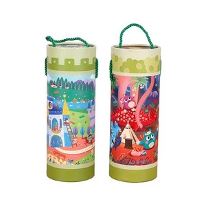 Emballage personnalisé en tube de papier pour puzzles, impression personnalisée avec couvercles en carton/tôle, boîtes cylindriques rondes biodégradables - Product Image 5