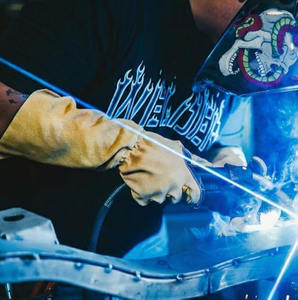 Guantes Tig de Cuero de Búfalo Premium, Resistentes al Fuego, con Protección Acolchada en los Nudillos, Protección Contra Calor y Chispas - Product Image 5